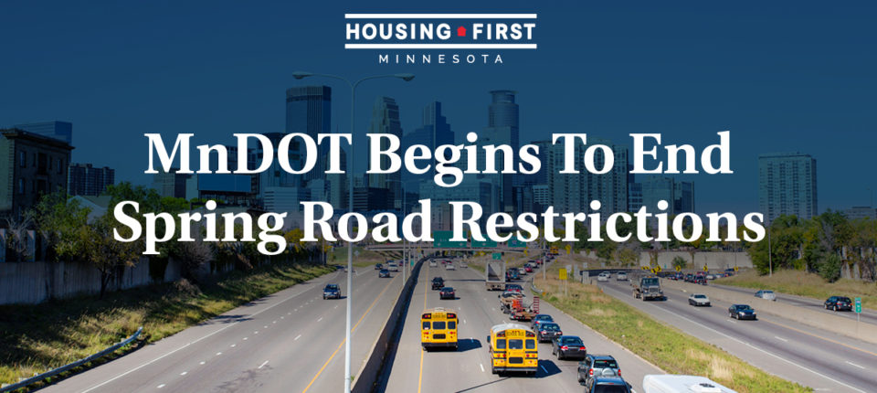 MnDOT Announces End of Spring Load Restrictions in Certain Zones ...